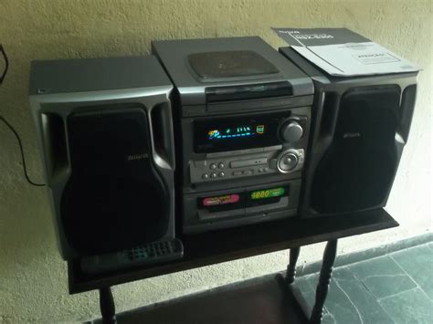 Micro System Aiwa Nsx S Watts Rms R Em Mercado Livre