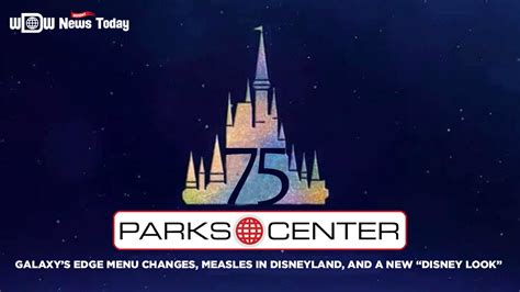 TONIGHT ParksCenter Galaxys Edge Menu Changes Measles In