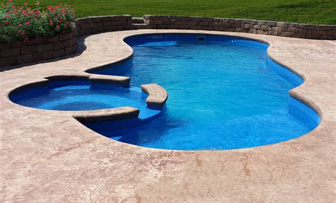 The Allure Curved Fibreglass Pool Design