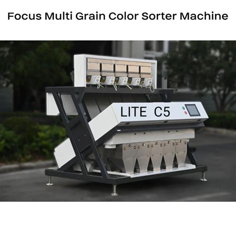 Automatic Focus Multi Grain Color Sorter Machine Single Phase Output Capacity 1 Ton Hour At