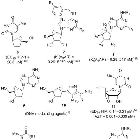 Synthesized compound library of bridged nucleoside analogues (15–53). | Download Scientific Diagram