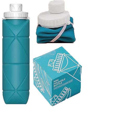 Special Made Collapsible Water Bottles 2 Pack Bpa Free Siliconce Leak