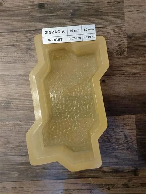 Rubber Zig Zag Pvc Mould For Paver Block At Rs 135 Kg In Patiala ID