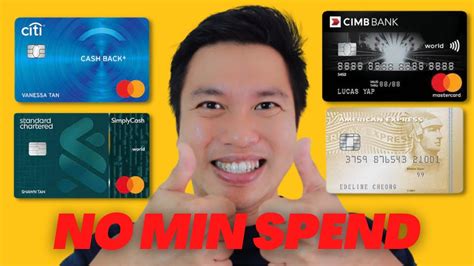 Top Cashback Credit Cards In Singapore No Min Spend Youtube