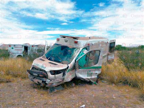 Vuelca Ambulancia Del IMSS Y Muere La Paciente Que Trasladaban