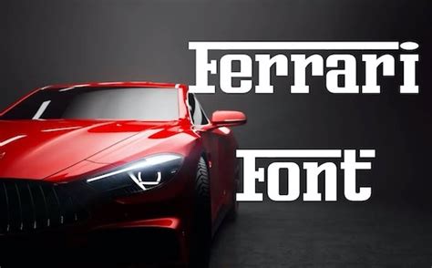 Ferrari Font Download