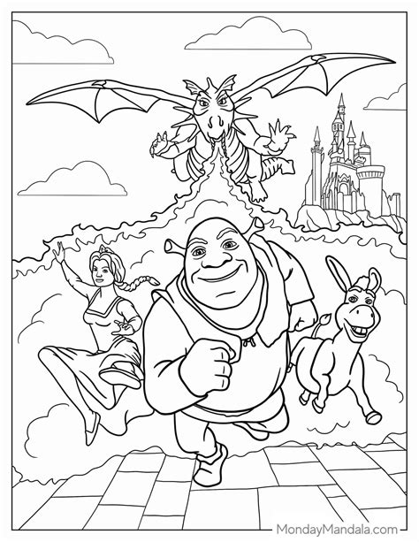 Shrek Coloring Pages (Free PDF Printables) | Disney coloring pages, Coloring pages, Cartoon ...