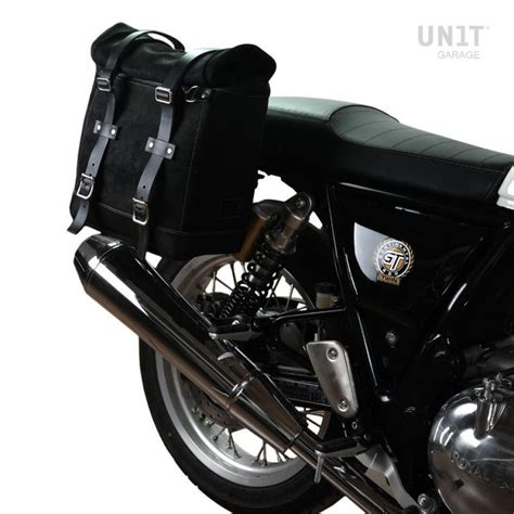 Canvas Side Pannier Scram L L Subframe Royal Enfield