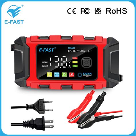 12v 6a Battery Charger Automatic Intelligent Pulse Repair Battery Charger With Certified