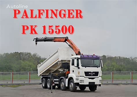 MAN TGS 35 440 KIPPER 5 80m KRAN TOPZUSTAND Dump Truck For Sale