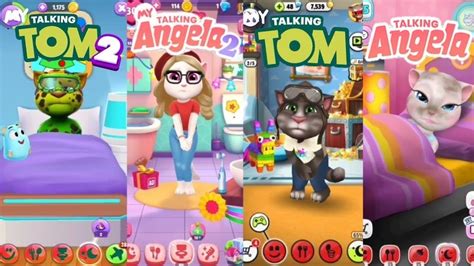 My Talking Tom 2 Vs My Talking Angela 2 Vs My Talking Tom Vs My Talking