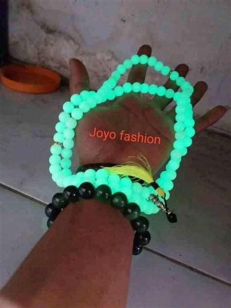 Tasbih Kalung Fosil Batu Fosfor Menyala Dalam Gelap Lazada Indonesia