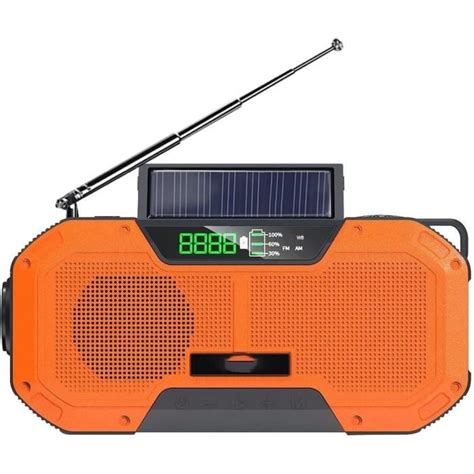 Radio Solaire Radio Manivelle Am Fm Radio D Urgence Avec Batterie