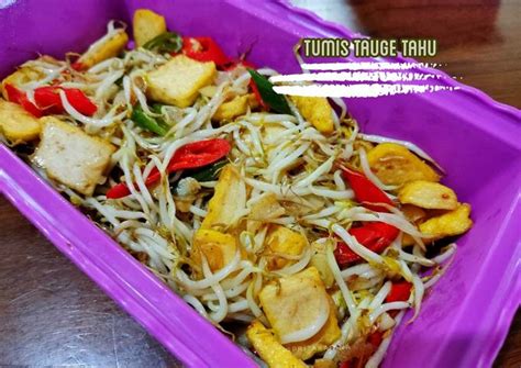 Resep Tumis Tauge Tahu Oleh Prita Karina Cookpad