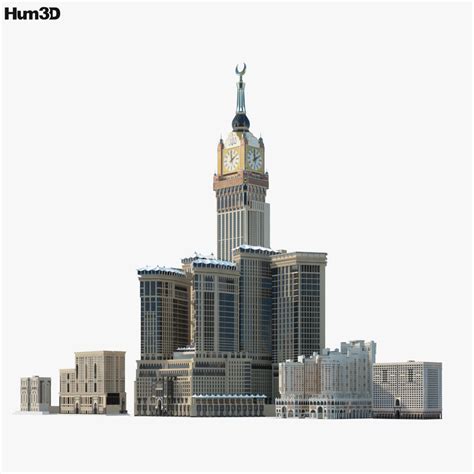 Makkah Royal Clock Tower 3D Mannequin 3DCOR