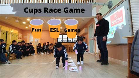 Cups Race Game Fun Esl Games YouTube