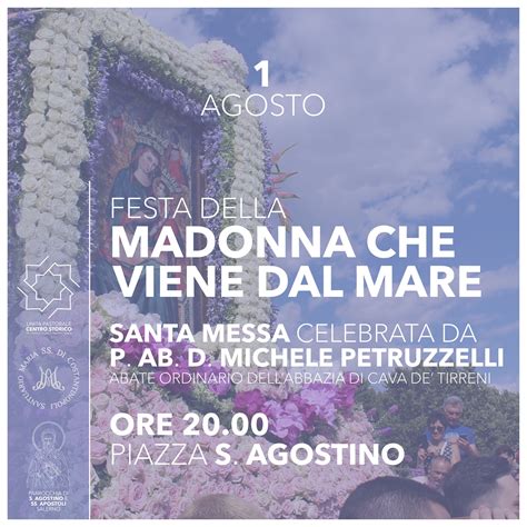 Festa Della Madonna Che Viene Dal Mare Unit Pastorale Centro