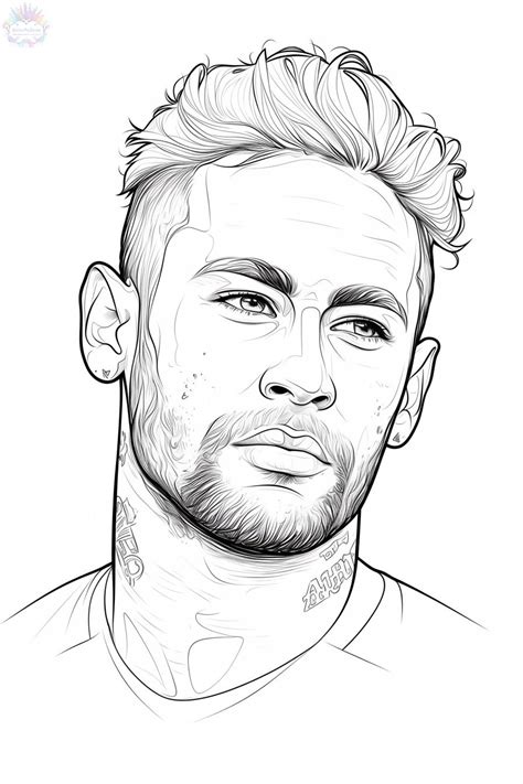 Coloriage Neymar