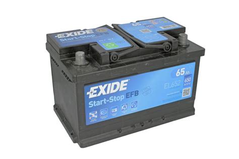 AKUMULATOR EXIDE 65AH 650A D EFB START STOP EL652