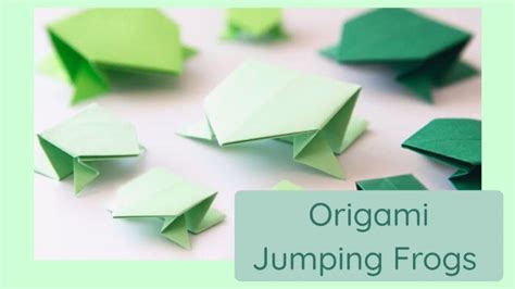 Diy Jumping Frog Origami🐸 Paper Jumping Frog Making🐸 Paper Frog