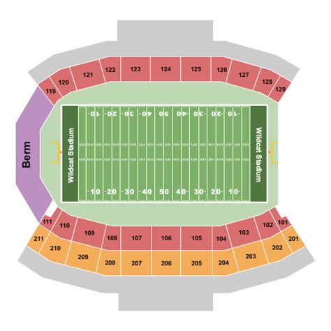 Anthony Field At Wildcat Stadium Seating Chart Star Tickets