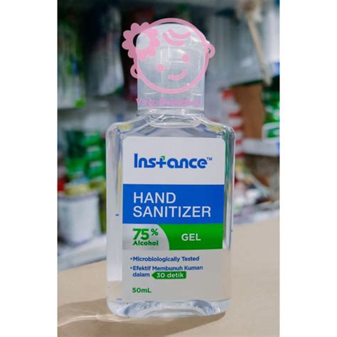 Jual Instance Gel Hand Sanitizer Isi 50ml Botol Alkohol 75 Shopee