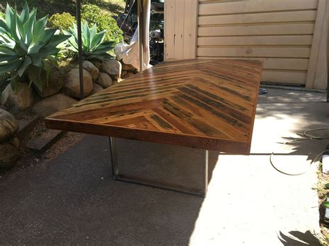 Custom Reclaimed Wood Conference Table By Amabbott Designs