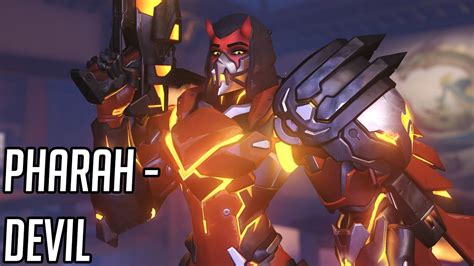 Pharah Devil Skin Showcase Overwatch 2 Youtube