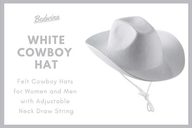 White Cowboy Hat | Hojju