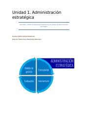 M2 U1 A1 MRR Conclusion docx Unidad 1 Administración estratégica