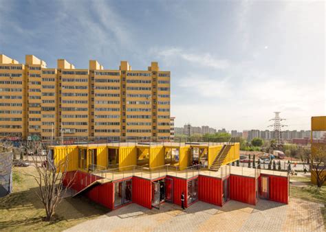 Container Stack Pavilion By Peoples Architecture Office Inhabitat