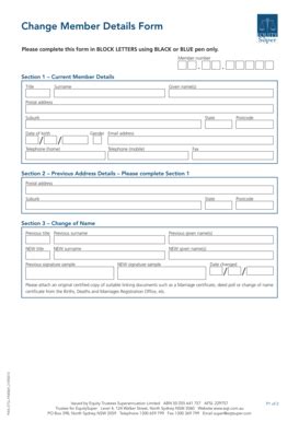 Please Complete This Form In Block Letters Using Black Or Fill And