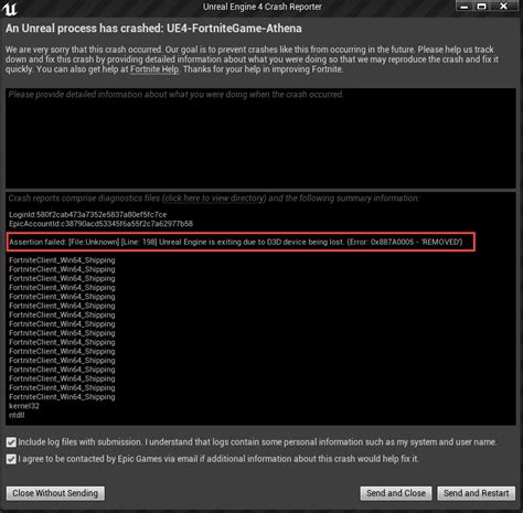 Unreal Engine Exiting Due To D3d
