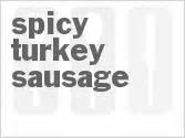 Spicy Turkey Sausage Recipe | CDKitchen.com