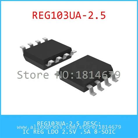 1PCS Lot REG103UA 2 5 IC REG LDO 2 5V 5A 8 SOIC 103 REG103 Ldo Noise