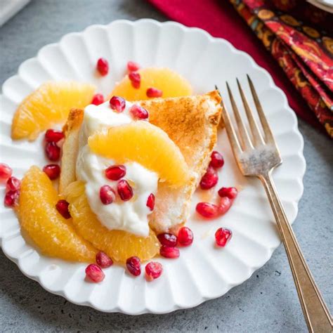 Quick and Healthy Angel Food Cake Dessert with Vanilla-Honey Oranges ...