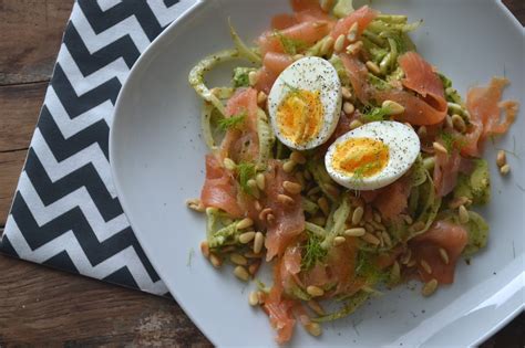 Mijn Kookavonturen Venkelsalade Met Gerookte Zalm En Avocado