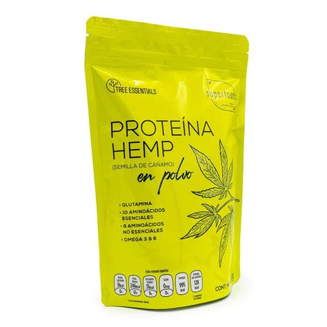 Te Proteina Hemp En Polvo 250 Grs Tree Essentials 250 Gramos