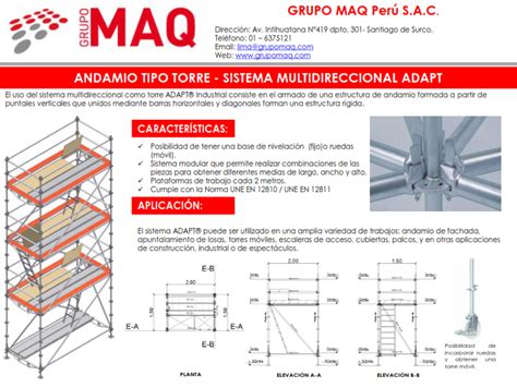 Andamio Multidireccional Grupomaq Per