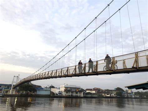 Ponte Pênsil que cruza o Mampituba terá fluxo de pedestres interrompido