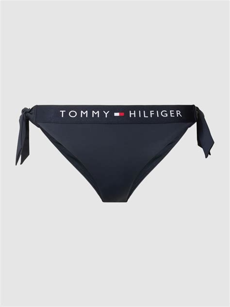 Tommy Hilfiger Bikini Hose Mit Schn Rung Marine Online Kaufen