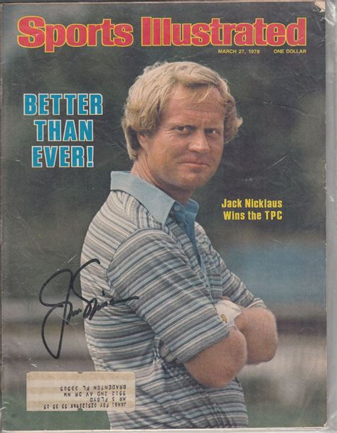 Lot Detail Jack Nicklaus Signed Sports Illustrated Jsa Coa