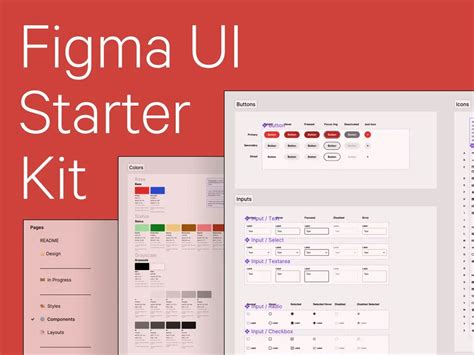 Free Figma Ui Starter Kit Free Ui Resources