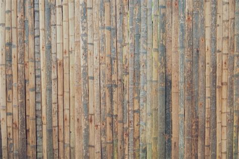 Premium Photo Texture Of A Brown Bamboo Wooden Background