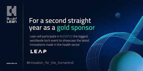 لين Lean on Twitter For the second year as a gold sponsor Lean