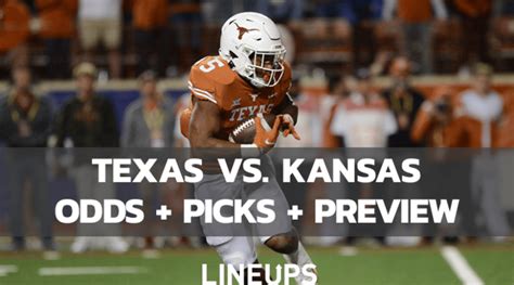 Ncaaf Betting Predictions Odds For Texas Vs Kansas