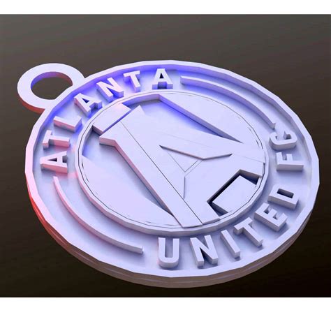 Atlanta United Football Club Logo Printable and Renderable - 3D Model ...