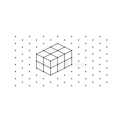 Isometric Grid With Black Dots Graph Background Architect Project