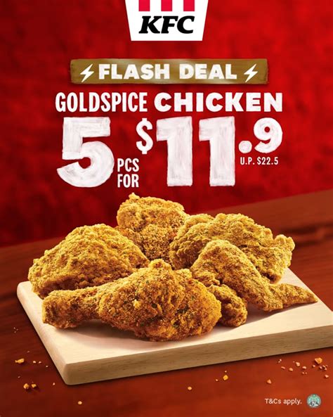 Pay Only S Per Piece Of Goldspice Chicken With Kfc S Pore Latest