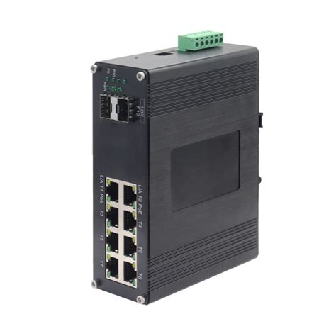 Industrial 8 Port 10 100 1000T 802 3at PoE 2 Port 1000BASE X Ethernet